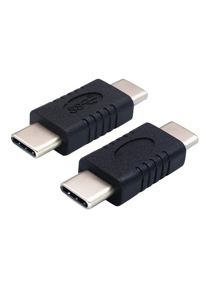 POWERTECH αντάπτορας USB-C αρσενικό σε USB-C αρσενικό PTH-061, μαύρος