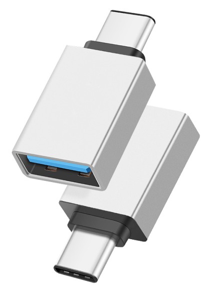 POWERTECH αντάπτορας USB-C σε USB 3.0 PTH-062, 5Gbps, ασημί