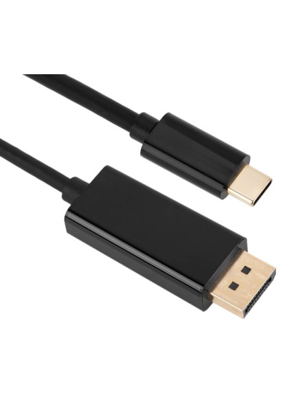 POWERTECH καλώδιο USB-C σε DisplayPort PTH-071, 4K/60Hz, 2m, μαύρο