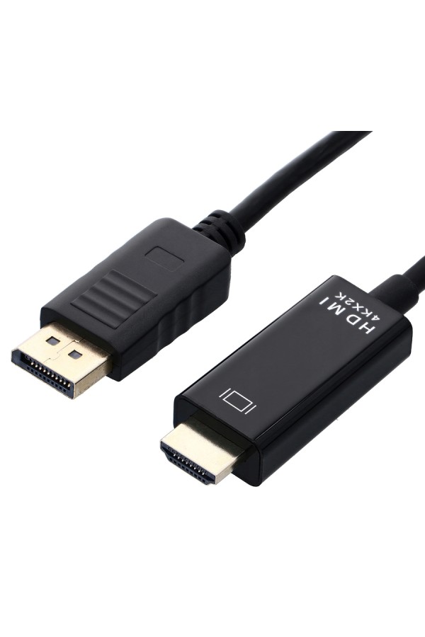 POWERTECH καλώδιο DisplayPort σε HDMI PTH-075, 4K/30Hz, 1m, μαύρο