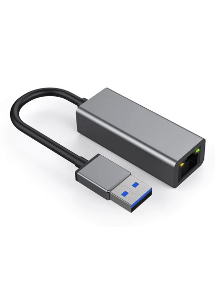 POWERTECH αντάπτορας δικτύου PTH-082, USB, 2.5Gbps Ethernet, γκρι