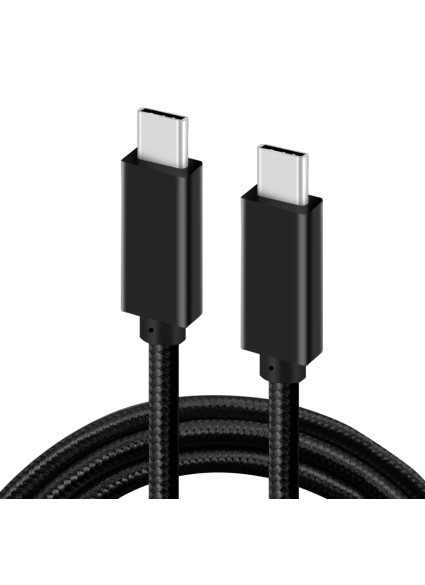 POWERTECH καλώδιο USB-C PTH-090, 60W, 10Gbps, 4K/60Hz, 1.5m, μαύρο