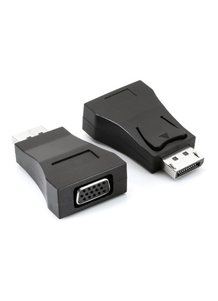 POWERTECH αντάπτορας DisplayPort σε VGA PTH-100, 1080p/60Hz, μαύρος