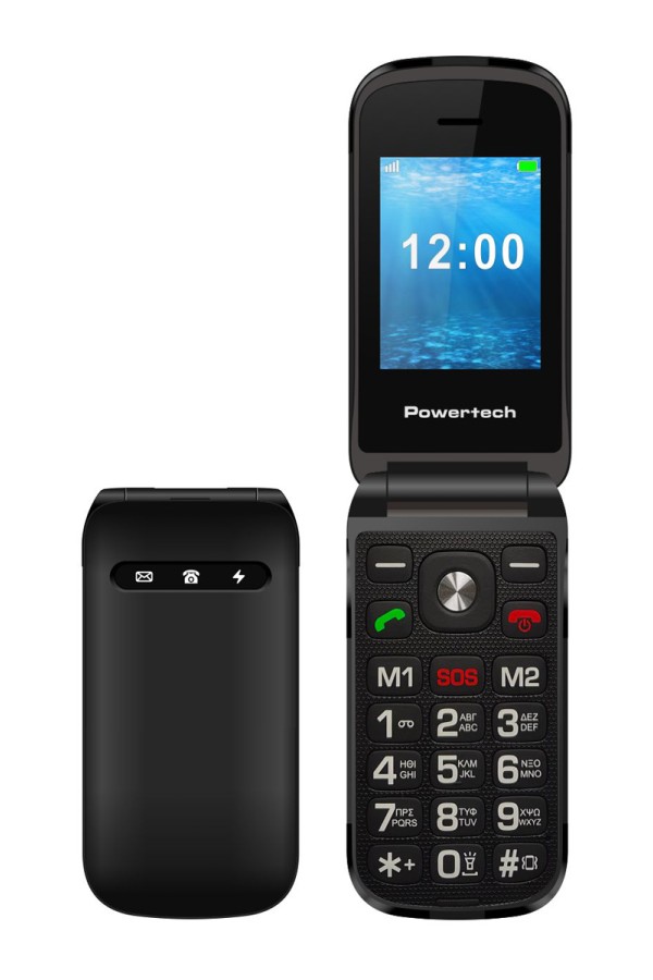 POWERTECH κινητό τηλέφωνο Milly Flip, 2.4