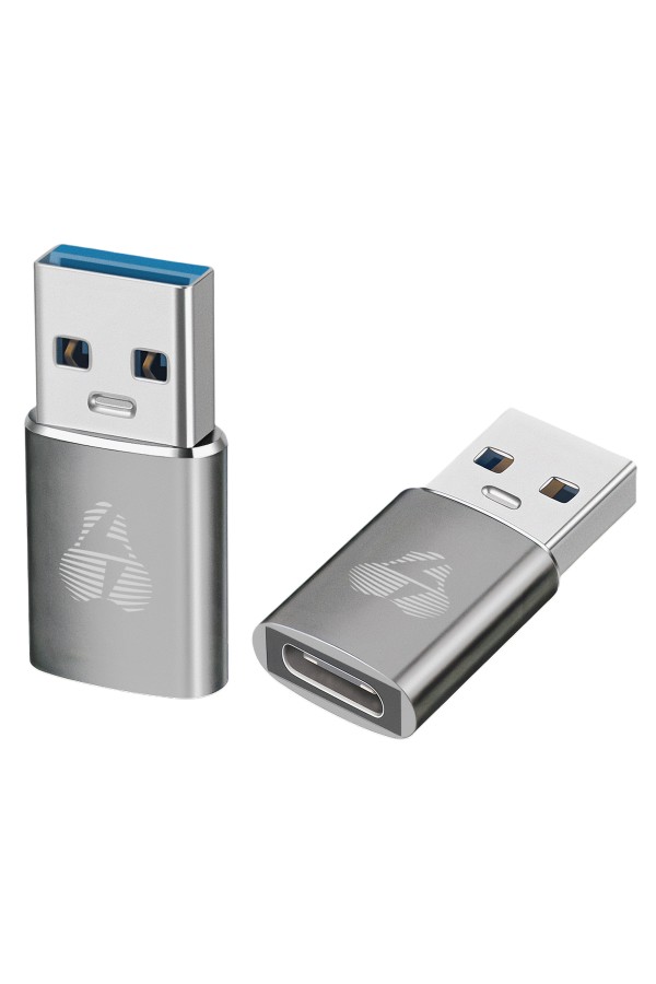 POWERTECH αντάπτορας USB 3.0 σε USB-C PTR-0147, 10 Gbps, 60W, γκρι