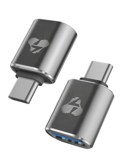 POWERTECH αντάπτορας USB-C σε USB 3.0 PTR-0148, 10 Gbps, 60W, γκρι