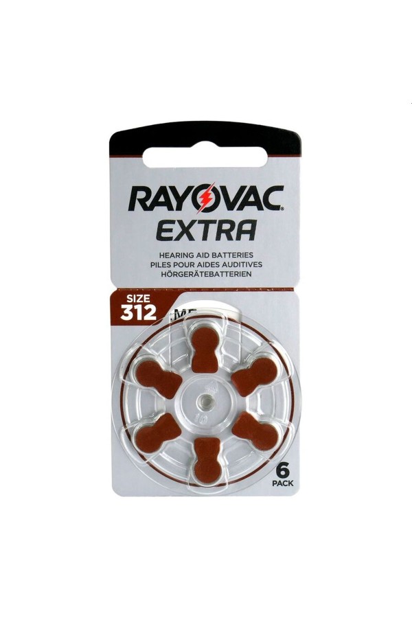 Rayovac Extra 312  Μπαταρίες Ακουστικών Βαρηκοΐας  Extra 312 (RAYPR41)