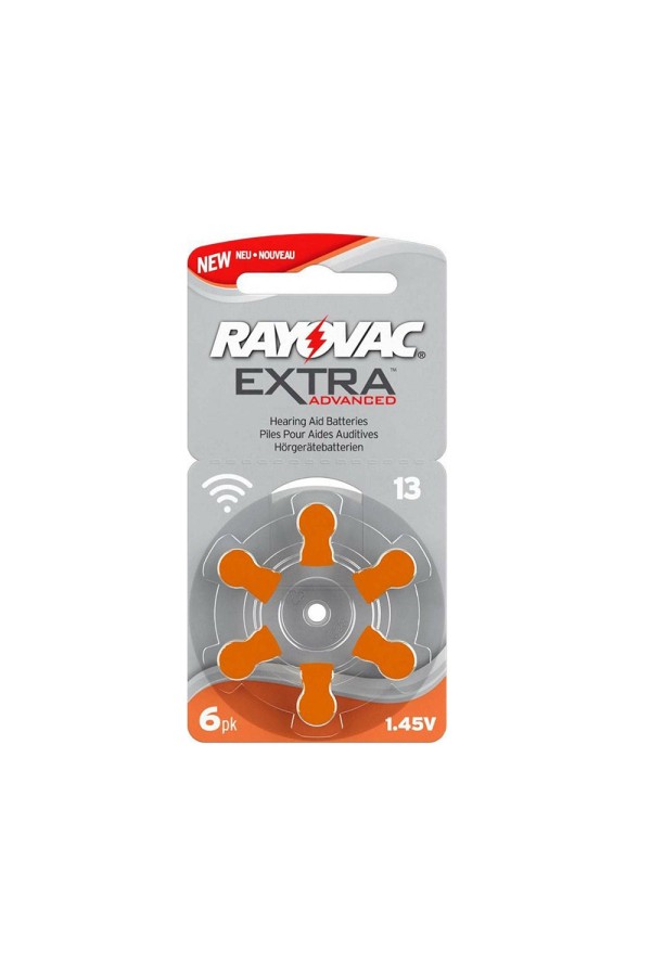 Rayovac Extra Advanced Μπαταρίες Ακουστικών Βαρηκοΐας 13 1.45V  (RAYPR48)