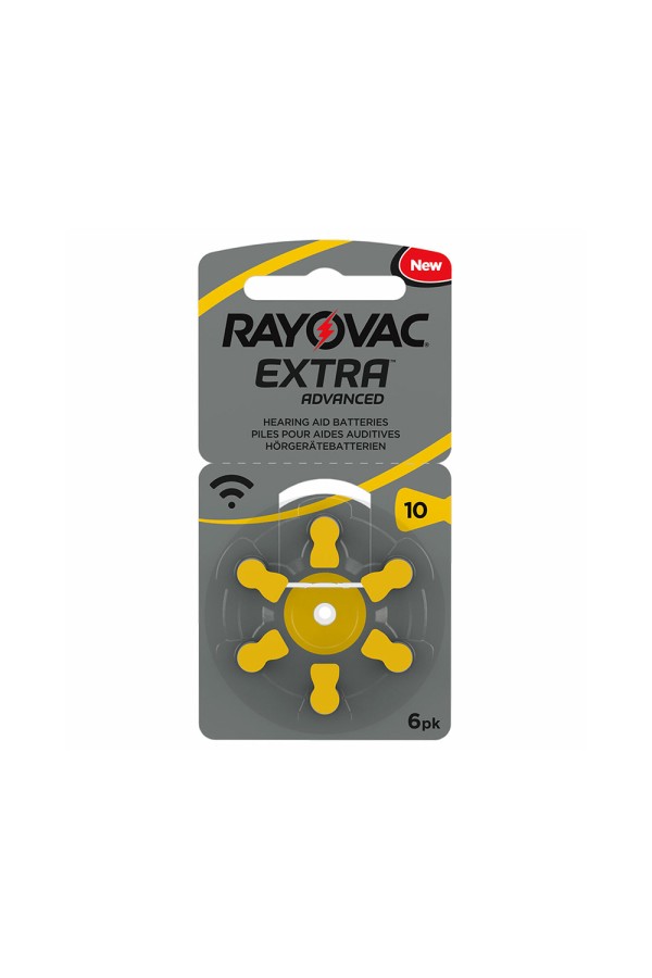 Rayovac Extra Μπαταρίες Ακουστικών Βαρηκοΐας 10 1.45V (RAYPR70)