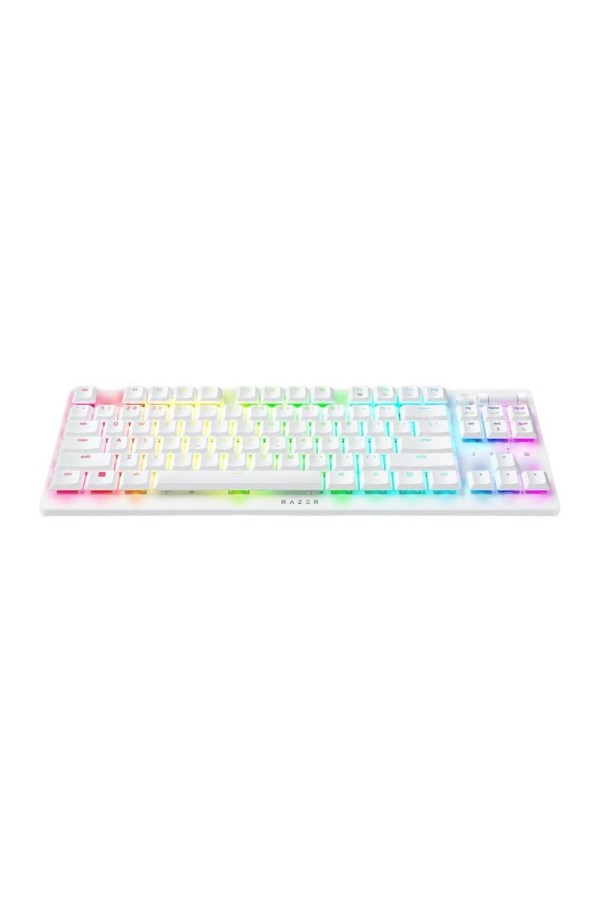 Razer Deathstalker V2 Pro TKL White Wireless Low Profile Linear Red Optical Switches 50h (RZ03-04373500-R3M1) (RAZRZ03-04373500-R3M1)