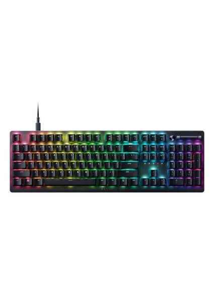 Razer Deathstalker V2 Low-profile RGB Gaming Keyboard Clicky Purple Optical Switches (RZ03-04501800-R3M1) (RAZRZ03-04501800-R3M1)