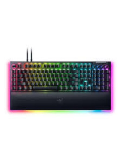 Razer Blackwidow V4 Pro Gaming Mechanical RGB Keyboard Yellow Silent Switches Macros (RZ03-04681800-R3M1) (RAZRZ03-04681800-R3M1)