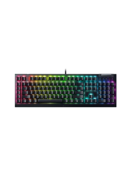 Razer Blackwidow V4 X RGB Gaming Mechanical Keyboard Macro Keys Yellow Linear Switches (RZ03-04701800-R3M1) (RAZRZ03-04701800-R3M1)