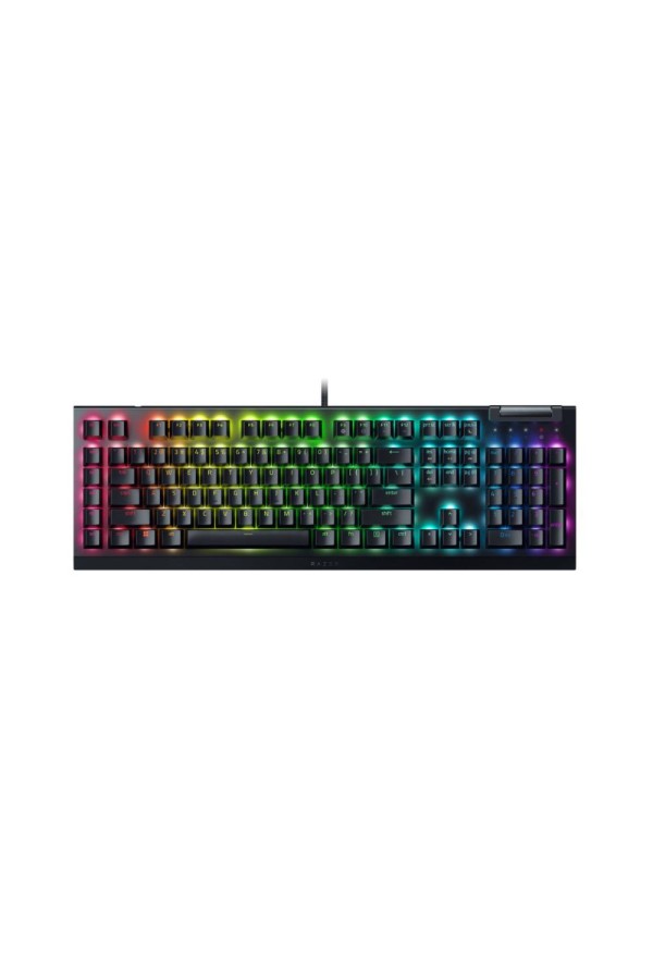 Razer Blackwidow V4 X RGB Gaming Mechanical Keyboard Macro Keys Yellow Linear Switches (RZ03-04701800-R3M1) (RAZRZ03-04701800-R3M1)