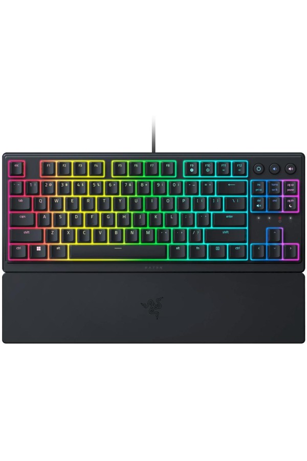 Razer Ornata V3 Tenkeyless Mecha Membrane Gaming Keyboard Low Profile UV Coated Keycaps US (RZ03-04880100-R3M1) (RAZRZ03-04880100-R3M1)