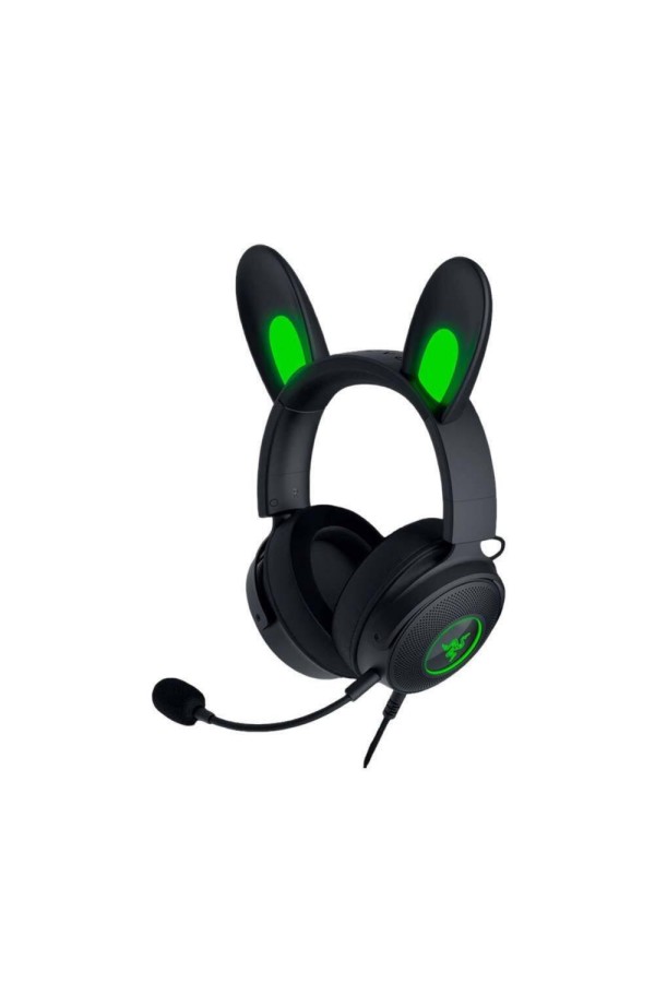 Razer Kraken Kitty V2 Pro Black RGB USB 7.1 Gaming Headset Kitty Bear Bunny Ears (RZ04-04510100-R3M1) (RAZRZ04-04510100-R3M1)