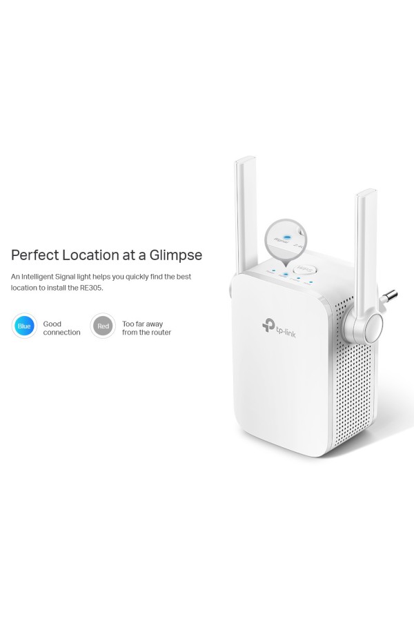 TP-LINK AC1200 Wi-Fi Range Extender RE305, dual band, Ver. 3.0