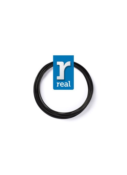REAL PLA 3D PEN Filament Black 10 m - 1.75 mm (REAL3DPFPLABLACK10MM175)