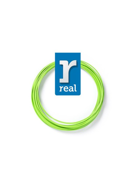 REAL PLA 3D PEN Filament Light Green 10 m - 1.75 mm (REAL3DPFPLANGREEN10MM175)