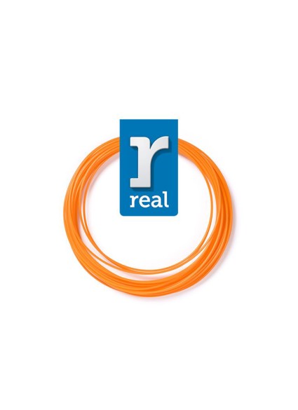 REAL PLA 3D PEN Filament Orange 10 m - 1.75 mm (REAL3DPFPLAORANGE10MM175)