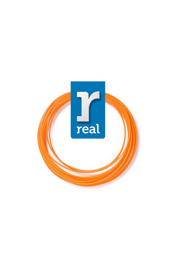 REAL PLA 3D PEN Filament Orange 10 m - 1.75 mm (REAL3DPFPLAORANGE10MM175)