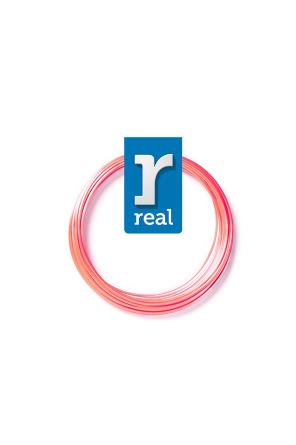 REAL PLA 3D PEN Filament Pink 10 m - 1.75 mm (REAL3DPFPLAPINK10MM175)