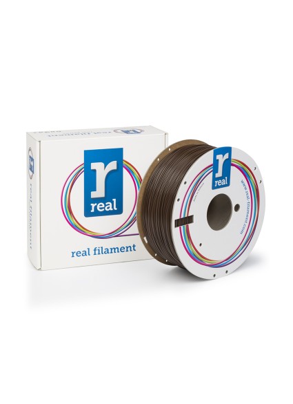 REAL ABS 3D Printer Filament - Brown - spool of 1Kg - 1.75mm (REALABSBROWN1000MM175)