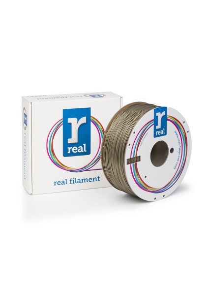 REAL ABS 3D Printer Filament - Gold - spool of 1Kg - 1.75mm (REALABSGOLD1000MM175)