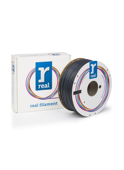 REAL ABS 3D Printer Filament - Gray - spool of 1Kg - 2.85mm (REALABSGRAY1000MM3)