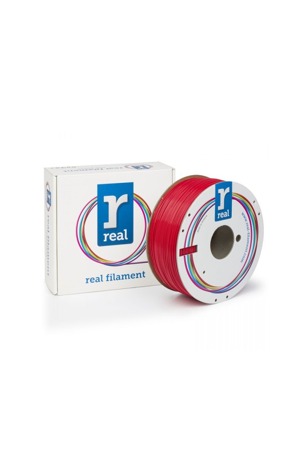 REAL ABS Plus 3D Printer Filament - Red - spool of 1Kg - 1.75mm (REALABSPLUSRED1000MM175)