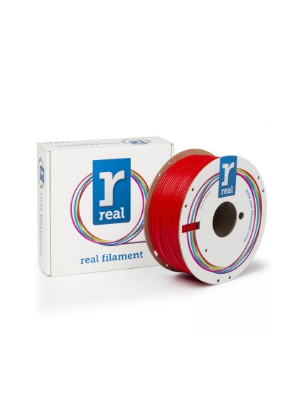 REAL ABS Pro 3D Printer Filament -Red - spool of 1Kg - 2.85mm (REALABSPRORED1000MM285)