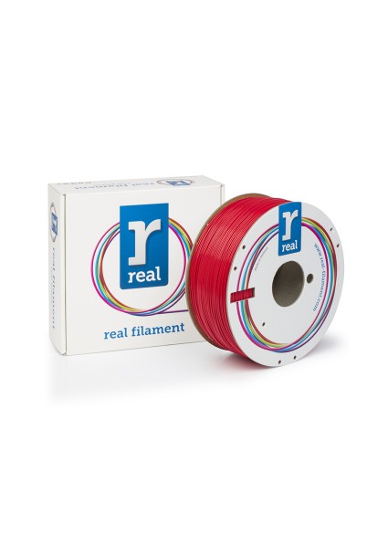 REAL ABS 3D Printer Filament - Red - spool of 1Kg - 1.75mm (REALABSRED1000MM175)