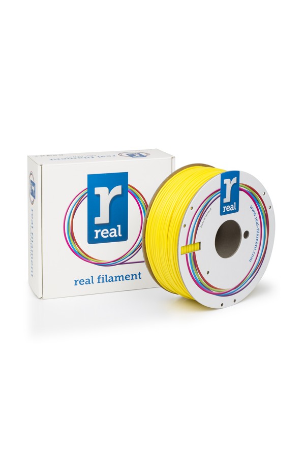 REAL ABS 3D Printer Filament - Yellow - spool of 1Kg - 2.85mm (REALABSYELLOW1000MM3)