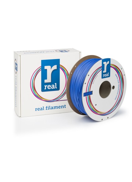 REAL RealFlex 3D Printer Filament - Blue - spool of 1Kg - 1.75mm (REALBIOFLBLUE1000MM175)