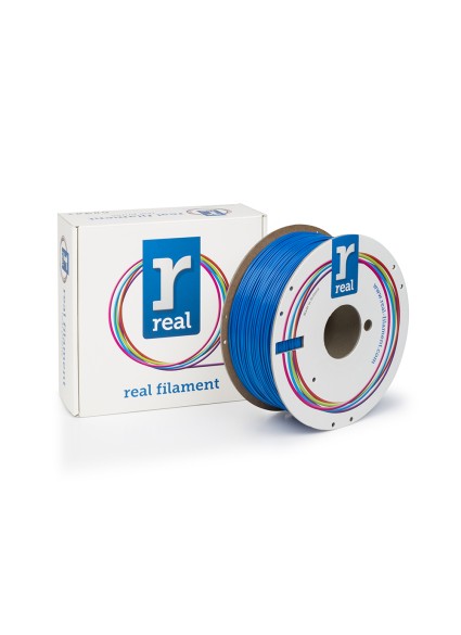 REAL PETG 3D Printer Filament - Blue - Spool of 3Kg - 1.75mm (REALPETGBLUE3KG)