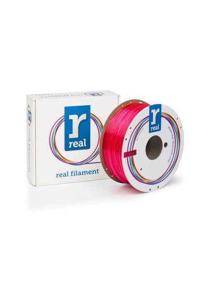 REAL PETG 3D Printer Filament - Translucent Magenta - spool of 1Kg - 1.75mm (REALPETGMAGENTA1000MM175)