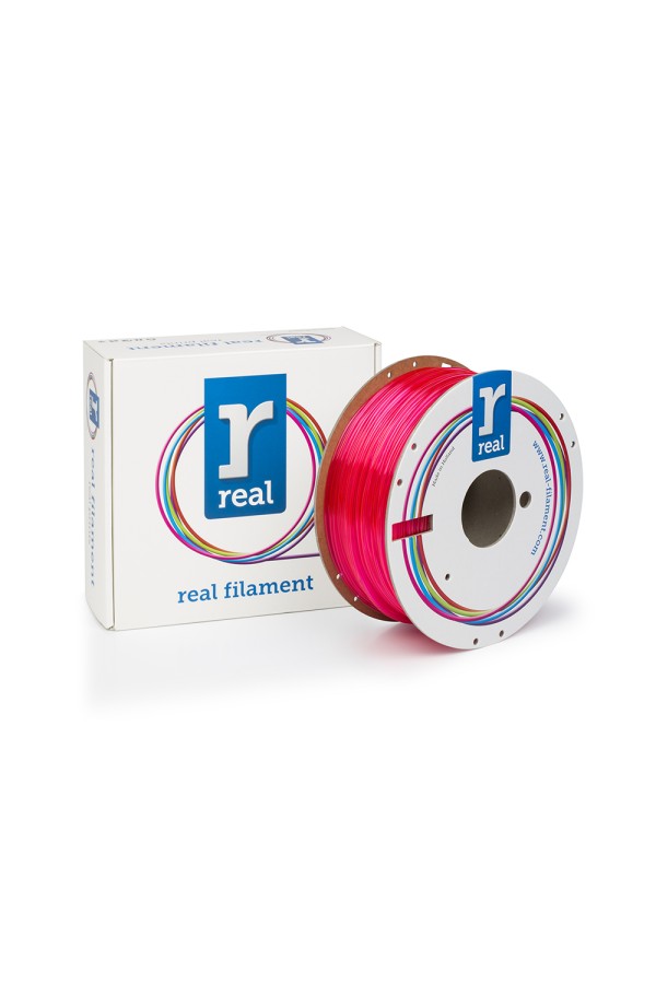 REAL PETG 3D Printer Filament - Translucent Magenta - spool of 1Kg - 1.75mm (REALPETGMAGENTA1000MM175)