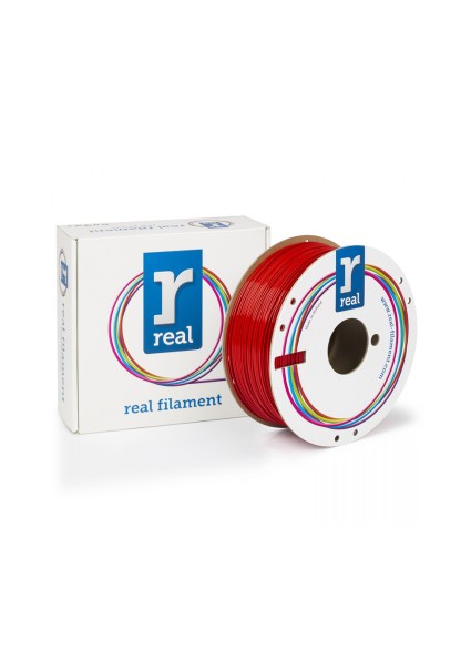 REAL PETG 3D Printer- Red - spool of 1Kg -1.75mm (REALPETGRRED1000MM175)