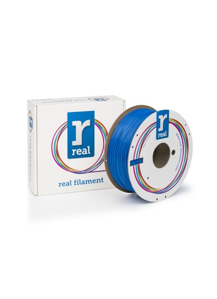 REAL PETG 3D Printer Filament - Blue - spool of 1Kg - 1.75mm (REALPETGSBLUE1000MM175)