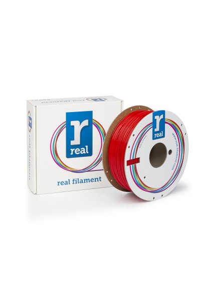REAL PETG 3D Printer Filament - Red – spool of 1Kg - 2.85mm (REALPETGSRED1000MM300)