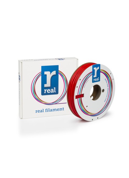 REAL PETG 3D Printer Filament - Red - spool of 0.5Kg - 2.85mm (REALPETGSRED500MM300)