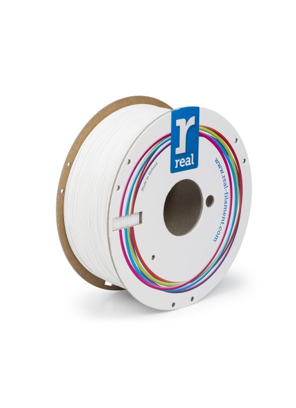 REAL PETG 3D Printer Filament - White Opaque – spool of 1Kg - 2.85mm (REALPETGSWHITE1000MM300)