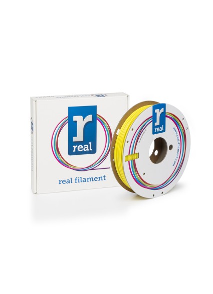 REAL PETG 3D Printer Filament - Yellow - spool of 0.5Kg - 2.85mm (REALPETGSYELLOW500MM3)