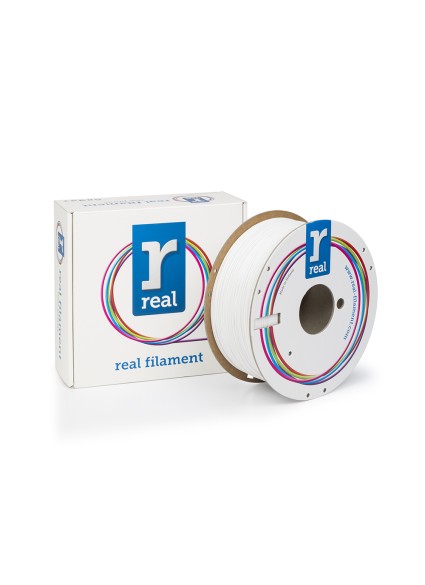 REAL PETG 3D Printer Filament - White - Spool of 3Kg - 1.75mm (REALPETGWHITE3KG)