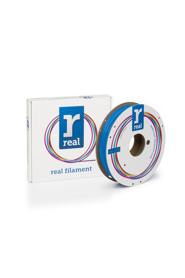 REAL PLA 3D Printer Filament - Blue - spool of 0.5Kg - 1.75mm (REALPLABLUE500MM175)