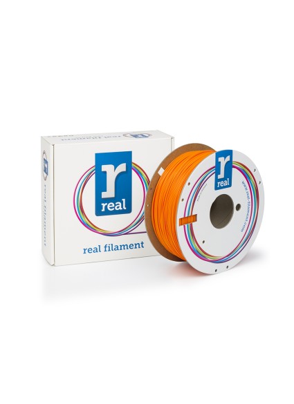 REAL PLA 3D Printer Filament - Fluorescent Orange - spool of 1Kg - 1.75mm (REALPLAFORANGE1000MM175)