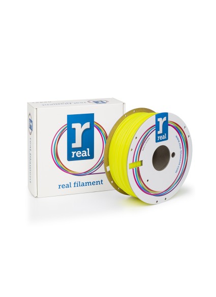 REAL PLA 3D Printer Filament - Fluorescent Yellow - spool of 1Kg - 2.85mm (REALPLAFYELLOW1000MM3)