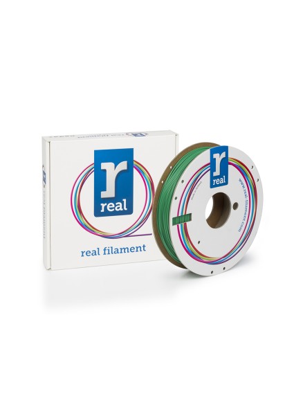 REAL PLA 3D Printer Filament - Green - spool of 0.5Kg - 1.75mm (REALPLAGREEN500MM175)