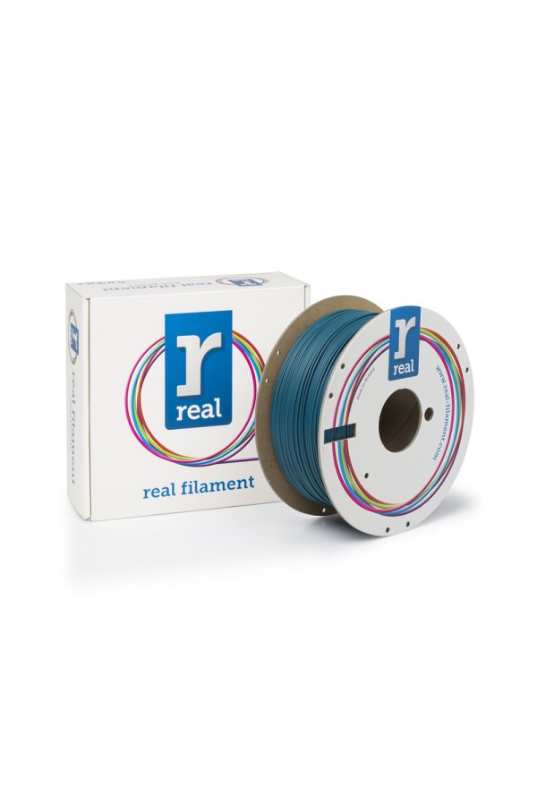 REAL PLA 3D Printer Filament - Indigo Blue - spool of 1Kg - 2.85mm (REALPLAMATTEBLUE1000MM285)