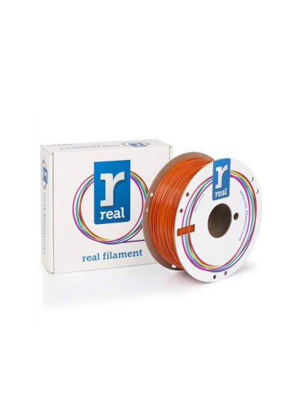 REAL PLA 3D Printer Filament - Rust Orange - spool of 1Kg – 2.85mm (REALPLAMATTEORANGE1000MM285)
